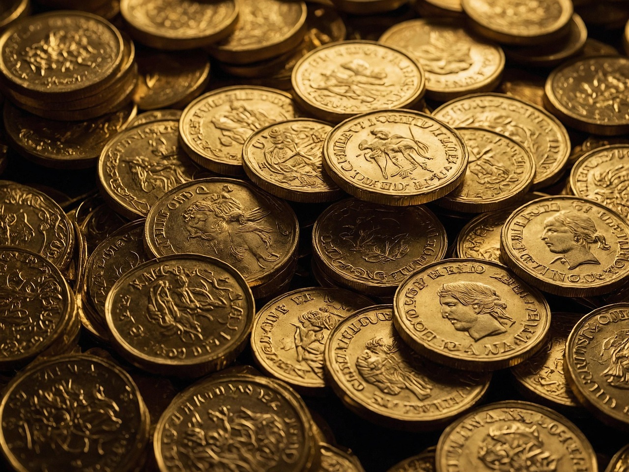 Gold coins